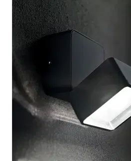 Svietidlá Ideal Lux - Vonkajšie LED nástenné svietidlo OMEGA LED/7W/230V CRI 90 IP54 hnedá 285535