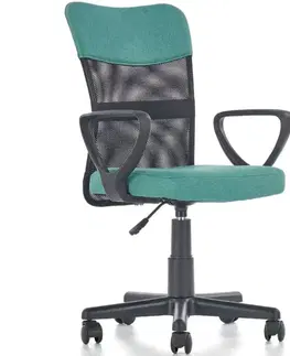 Otočné kreslá Kancelárske kreslo Timmy tyrkysová/Šedá