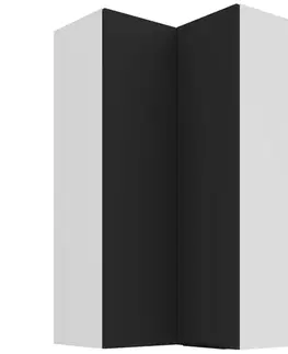Kuchynské skrinky visiace Kuchynská skrinka Aria-Bl/Wh Anti Fingerprint 60x60 Gn-108 2f (90°)