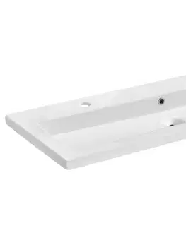 Umývadlá ArtCom Keramické umývadlo SPIRIT UM-8070-120 | biely lesk 120 cm
