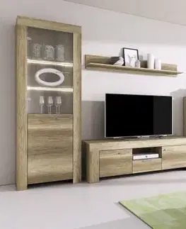 Obývacie steny Obývacia zostava SYKY dub riviera