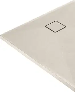 Vane DEANTE - Sprchová vanička Correo z granitu, štvorcová, 90x90 cm KQR_541B