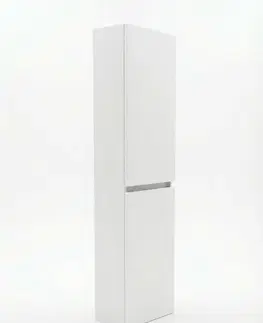 Kúpeľňový nábytok Vysoká skrinka Naturel Project 40x157x21,8 cm biela lesk PROJECTV40BI PROJECTV40BI