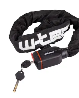 Zámky na bicykel Reťazový zámok W-TEC Knedlock 10*1000mm