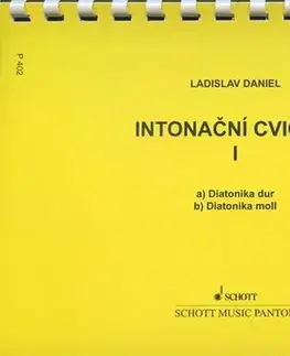 Hudba - noty, spevníky, príručky Intonační cvičení I - Daniel Ladislav
