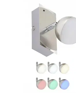 LED osvetlenie Briloner 2040-012 - RGB stmievateľné bodové LED svietidlo, 3,3 W, 230 V, s diaľkovým ovládaním 2040-012