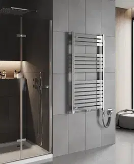 Radiátory do kúpeľne MEXEN/S - Urán radiátor + vykurovacia tyč 1200 x 600 mm, 600 W, chróm W105-1200-600-2600-01