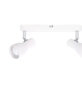 Stropná svetla Nástenná stropná svietiaca páska biela 2x40W Picardo
