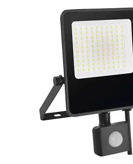 Záhradné lampy  LED reflektor VISIO 50W 230V 4000K IP65 so senzorom ZS2943