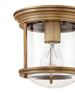 Záhradné lampy Elstead Quintiesse QN-HADRIAN-MINI-F-BR-CLEAR -Vonkajšie stropné svietidlo HADRIAN 1xE27/60W/230V IP44 QN-HADRIAN-MINI-F-BR-CLEAR