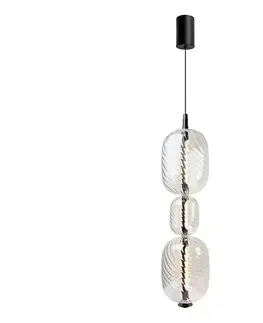 Svietidlá  LED luster na lanku PLAYA LED/12W/230V čierny 33-50519