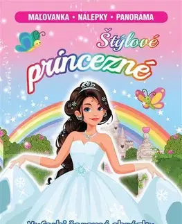 Nalepovačky, vystrihovačky, skladačky Štýlové princezné