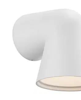 Svietidlá Nordlux - Vonkajšie nástenné svietidlo FRONT 1xGU10/28W/230V IP44 biela 46801001