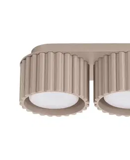 Svietidlá   SL.1818 - Bodové svietidlo AURA 2xGX53/10W/230V taupe SL.1818