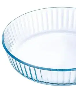 Formy na pečenie PYREX Forma na tortu, vrúbkovaná, priemer 26x6cm, 2,1L, sklo číre, PYREX