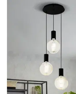 Svietidlá Eglo 98663 - Luster na lanku POZUETA 3xE27/40W/230V 98663