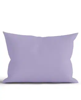 Dekoračné obliečky MKLozkoviny.sk Bavlnená obliečka na vankúš Renforcé 50 × 70 cm - Jasmine fialová-  -