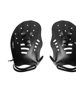 Plávanie GymBeam Plavecké pádla AquaFlow Black  S