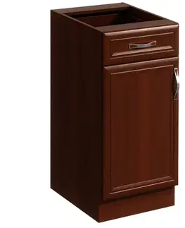 Kuchynské skrinky stojace Kuchynská skrinka Sycylia D40S1 L orech milano