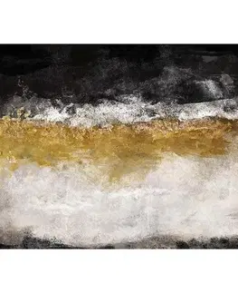 Obrazy Plátno maľba Black&Gold Impression
