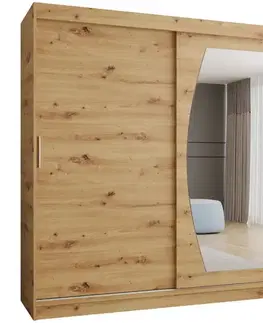 Šatníkové skrine Skriňa Rossa 200 artisan