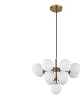 Svietidlá Globo 56143-13G - Luster na lanku GRAPPY 13xG9/5W/230V pr. 56 cm zlatá 56143-13G