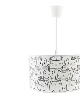 Svietidlá  Detský luster na lanku CATS 1xE27/60W/230V 0920