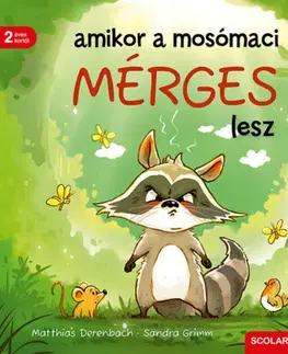 Leporelá, krabičky, puzzle knihy Amikor a mosómaci mérges lesz - Sandra Grimm