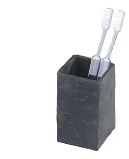 Svietidlá WENKO 17920100 - Kelímok SLATE ROCK 6,4x10,5 cm antracit 17920100