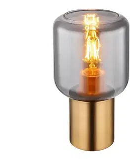 Lampy Globo 21004M - Stolná lampa NINJO 1xE27/40W/230V mosadz 21004M