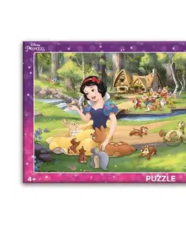 Do 49 dielikov Dino Toys Puzzle Snehulienka a zvieratká 40 Dino