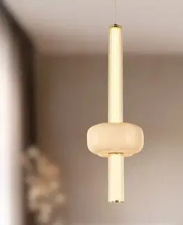 Stropná svetla PURAS D lampa wisząca 15W LED 3000K klosz bezbarwny+biały