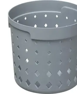 Boxy na skladovanie PLAST TEAM - Košík 1,3l Seoul šedý