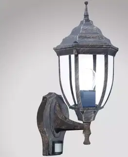 Vonkajšie rustikálne svietidlá Nástenná záhradná lampa Nizza 8458 K1G
