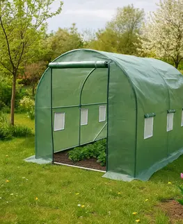Záhradné skleníky Happy Green Plachta k fóliovníku 2x3 m, zelená 