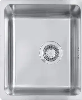 Kuchynské drezy DEANTE DEANTE - Egeria brúsený satin - Nerezový drez, 1.5 - bowl, podstavný ZPE_050C