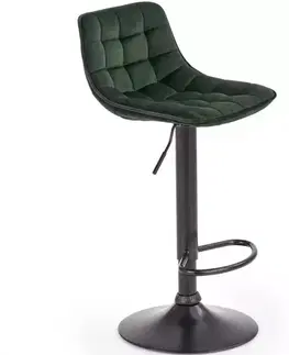Barové stoličky Barová Stolička H-95 Tmavozelený