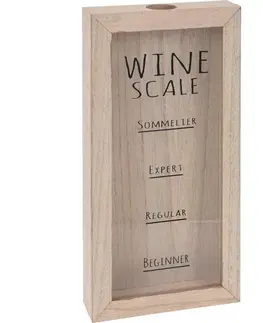 Bytové dekorácie (ostatné) MAKRO - Dekorácia Wine Scale 30x15 cm