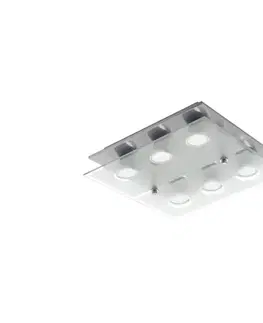 Svietidlá Eglo 75342 - LED stmievateľné stropné svietidlo CABO-SD 6xGU10/5W/230V 34x34 cm matný chróm 75342