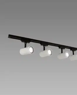 Lampy do obývačky Stropné bodové svietidlo  4xGU10 biele 04079 koľajnicový set LW4
