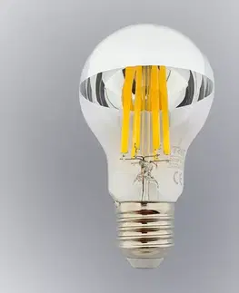Žiarovky E27 Žiarovka FL LED A60 12W E27 4200K Half Silver
