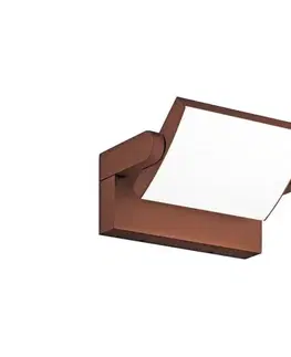 LED osvetlenie Ideal Lux -LED Vonkajšie nástenné svietidlo SWIPE LED/20,5W/230V CRI 90 IP54 hnedá 307169