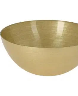 Misy a misky Kinekus Miska zlatá 28 cm, 3,6l, sklenená