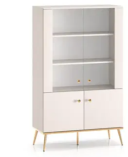 Vitríny v podkrovnom štýle Vitrína Selgin 02cahmere