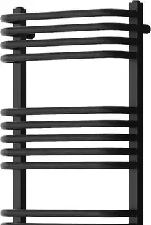 Radiátory do kúpeľne MEXEN - Apollo vykurovací rebrík/radiátor 1210 x 450 mm, 563 W, čierna W117-1210-450-00-70