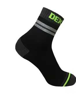 Pánske ponožky Nepremokavé ponožky DexShell Pro Visibility Grey Stripe - M (39-42)