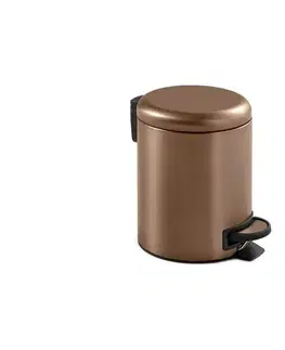 Svietidlá Gedy - Odpadkový kôš POTTY 5 l s tlmeným dovieraním bronzový 330982