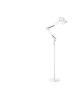 Lampy  Flexibilná stojacia lampa AURIQ 1xE27/60W/230V 184 cm biela 004829
