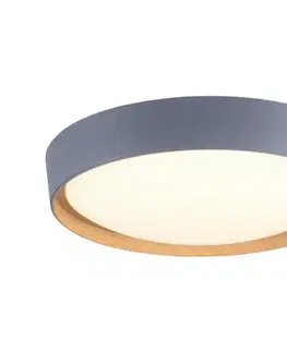 Svietidlá Leuchten Direkt 14347-15-LED Stmievateľné stropné svietidlo EMILIA 28,8W/230V šedá 14347-15