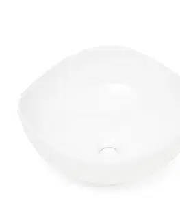 Umývadlá Umývadlo na dosku SAT Feel 38x38 cm bez otvoru na batériu SATUMFEEL3838 SATUMFEEL3838